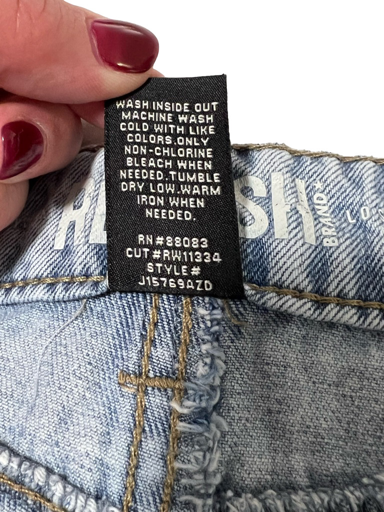 REWASHED Super High Rise High Thigh Cut Shorts Custom… - Gem