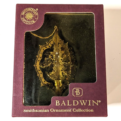 Racinet Snowflake Baldwin 3D 24Kt Finished Brass Christmas 