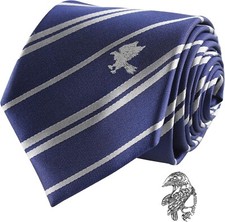 Image of Harry Potter Neck Tie With Pin Ravenclaw House Wizard Gift Deluxe Edition