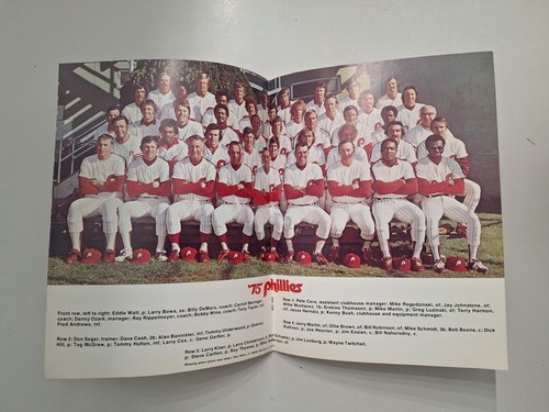 Philadelphia Phillies Yearbooks 1975 & COMEBACK KIDS Schmidt Maddox McGraw Rose - Picture 9 of 16