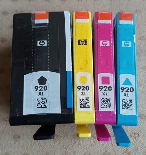 HP 920XL Black Cyan Magenta Yellow. Ink Cartridges DE-Free Shipping!