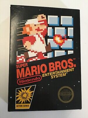 CAIXA DE JOGO ORIGINAL SUPER MARIO BROS NINTENDO NES SOMENTE SEM CARTUCHO  SEM HANGTAG