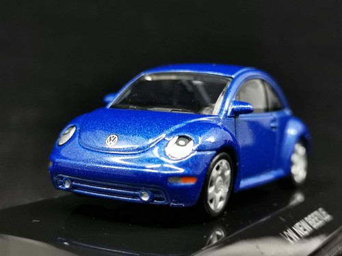 New Autoart 1:64 Model Car Volkswagen New Beetle 1999 Bright Blue 20172
