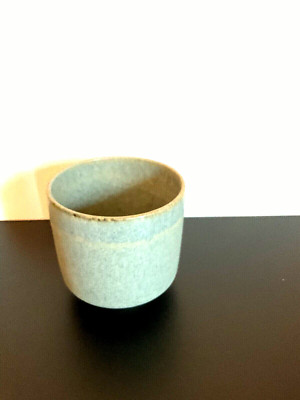 Kanto Stoneware Dinnerware West Elm Dinnerware VTG West Elm Stoneware Matte  Pottery Dish Kanto Artic-Blue Grey
