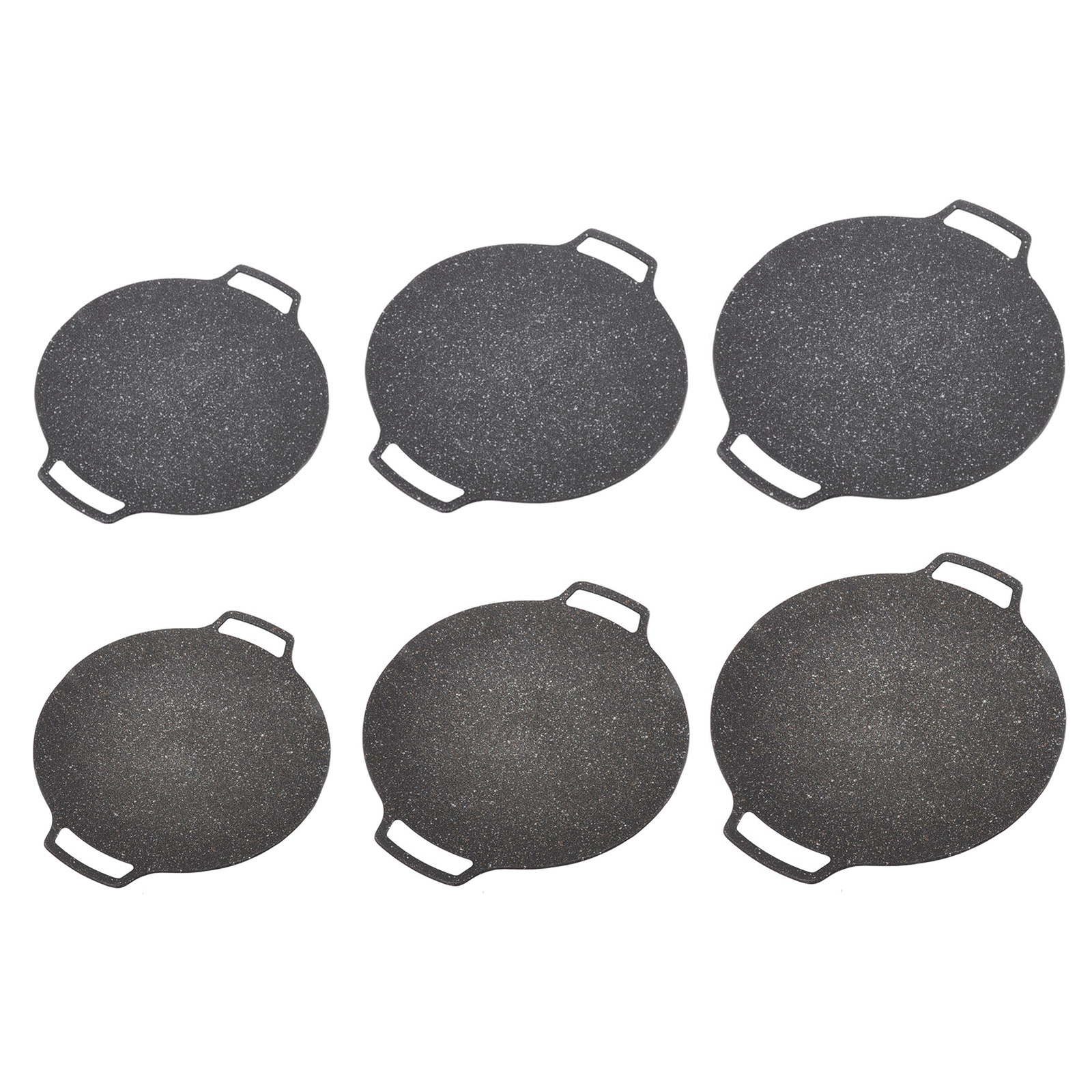 Korean BBQ Plate Home Outdoor Barbecue Grill Non Stick Circular Frying