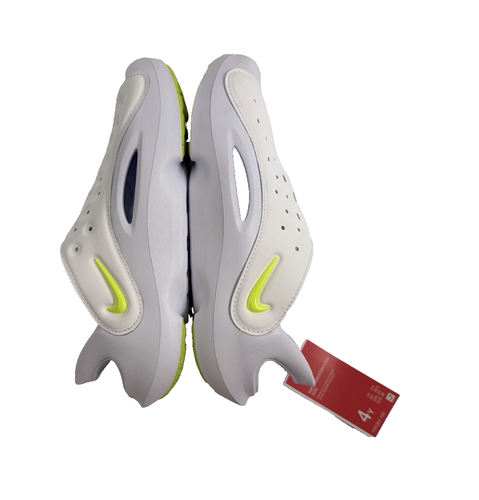 Nike Aqua Swoosh Sandals White Pure Platinum Volt Big Kids Size 4Y FV6363-100 - Picture 14 of 15