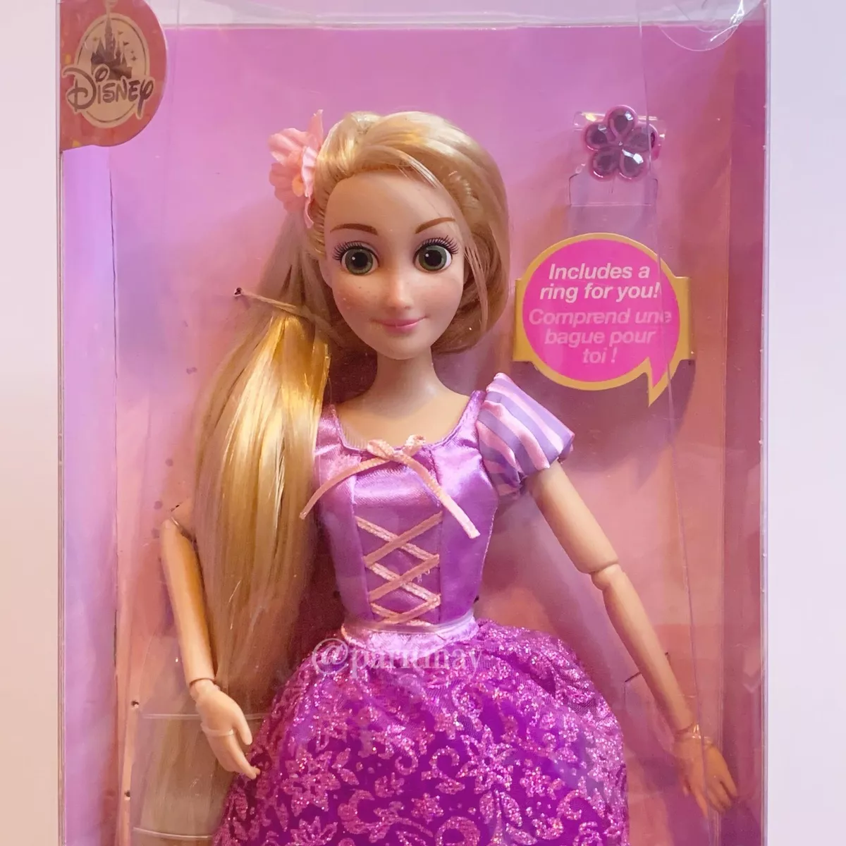 Disney Rapunzel, Tangled Ever After 12” Doll Wedding No Clothes - US Seller