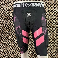 NEW HK Army Crash Slider Shorts - Black/Pink - X-Small