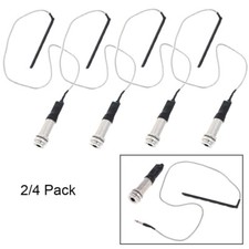 2/4xPiezo Pickup 1/4"Under-Saddle Passive For Ukulele/Acoustic Guitar 1/8 jack