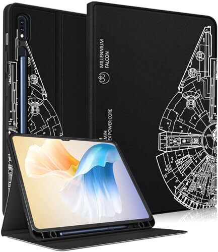 for Samsung Galaxy Tab S8 Ultra/Tab S9 Ultra Case 14.6 Inch 2-Black Rotary Gear - Picture 3 of 7