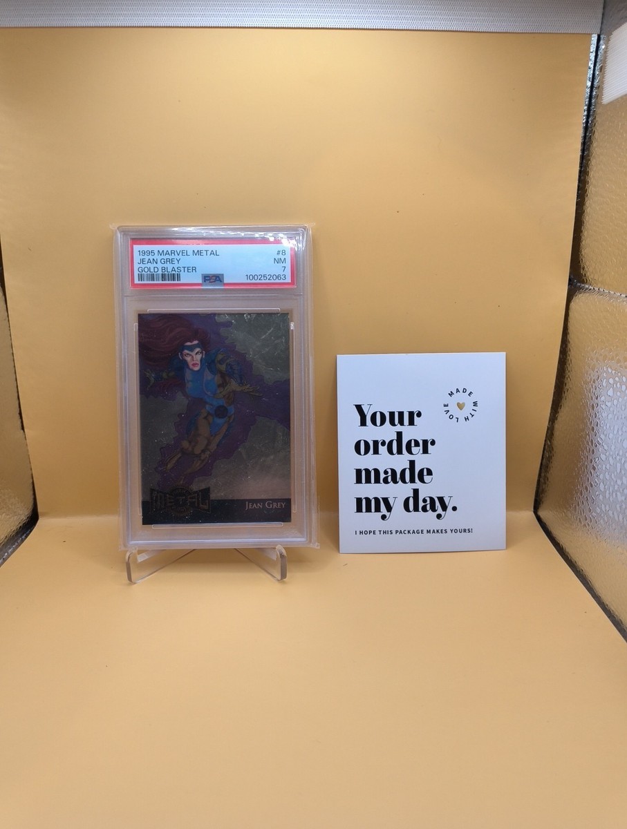 PSA 7 - 1995 Marvel Metal - Jean Grey Gold Blaster - Limited 8 Of