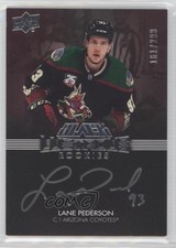 2021 SPx UD Black Lustrous Rookie Signatures /299 Lane Pederson #LRS-LP Auto 7l6