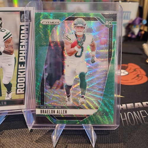 Braelon Allen - 2024 Panini Prizm Green Wave #311 & Rated Rookie Red Wave #306 - Picture 3 of 5