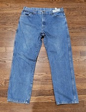 Dickies Denim Carpenter Jeans Blue Relaxed Fit Size 38x32