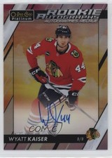 2024-25 O-Pee-Chee Platinum 2023-24 Update Rookie Sunset Wyatt Kaiser Auto 0il7