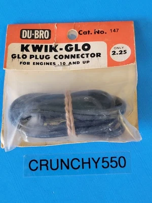 Du-bro 147 Kwik-Glo Glo Plug Connector for Engines .010 And Up RC Part