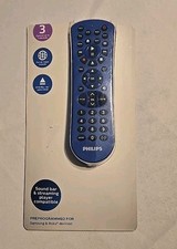 PHILIPS Universal Remote Control  Audio/Video 3 device  Dodger Blue