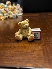 Cherished Teddies Bear - Alphabet Bear  E - Initial or Name Spell - See Others