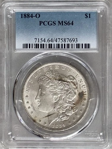 1898-O American Morgan Dollar CERTIFIED PCGS MS 64 Toning