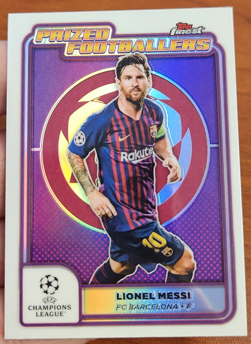 LIONEL MESSI 2024-25 TOPPS FINEST UEFA PRIZED FOOTBALLERS