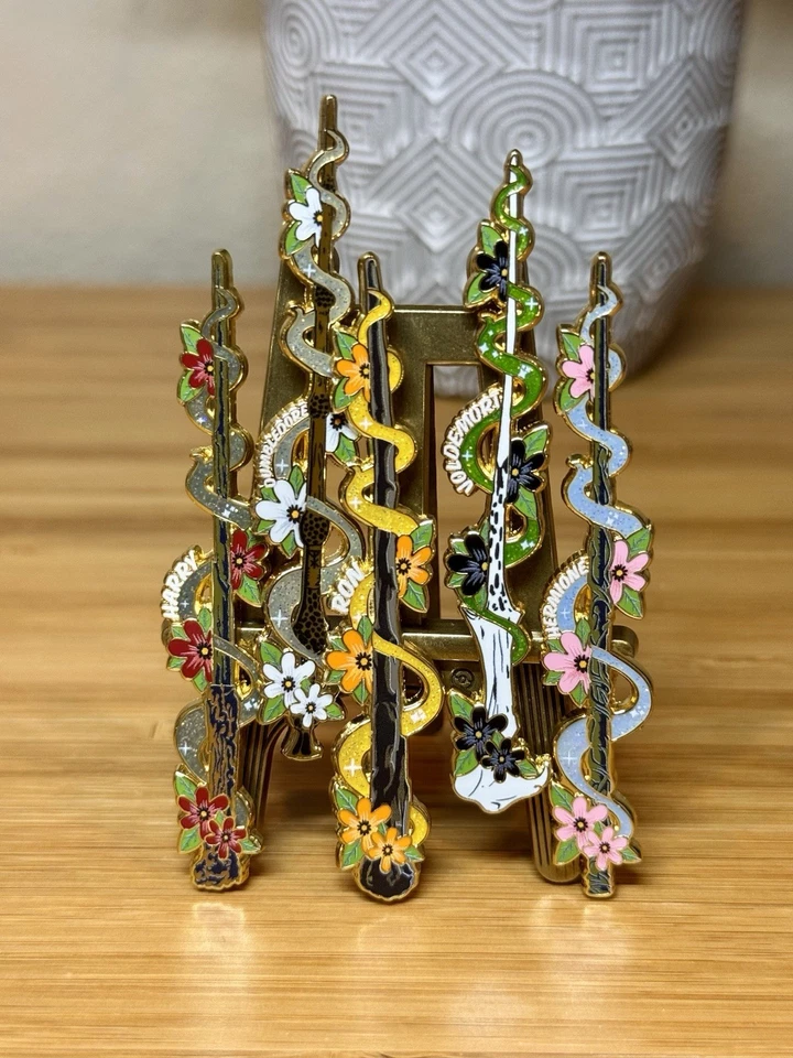 SALESONE Harry Potter Floral Wands Blind Box Enamel Pin - BoxLunch Exclusive - You Choose