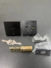 Kwikset 258SQT 514 Keyed Entry Deadbolt in Matte Black low profile