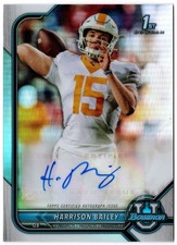 2021-22 Bowman University Chrome Prospect Auto Refractor HARRISON BAILEY BCPA-HB