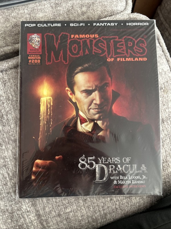 Famous Monsters of Filmland #288 (85 Years Of Dracula - Bela and Landau)