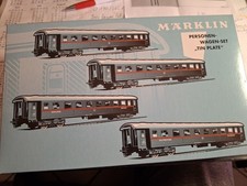 Märklin Ho 41921 Personenwagen...Tin Plate..limitiertes Set mit 4 Pers.Wagen OVP