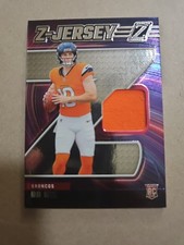 2024 Panini Zenith - Z Jersey Bo Nix #ZJ4 (MEM, RC)