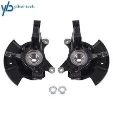 Pair Front Wheel Hub Bearing Steering Knuckle Assembly For Ford Edge 2007-2010
