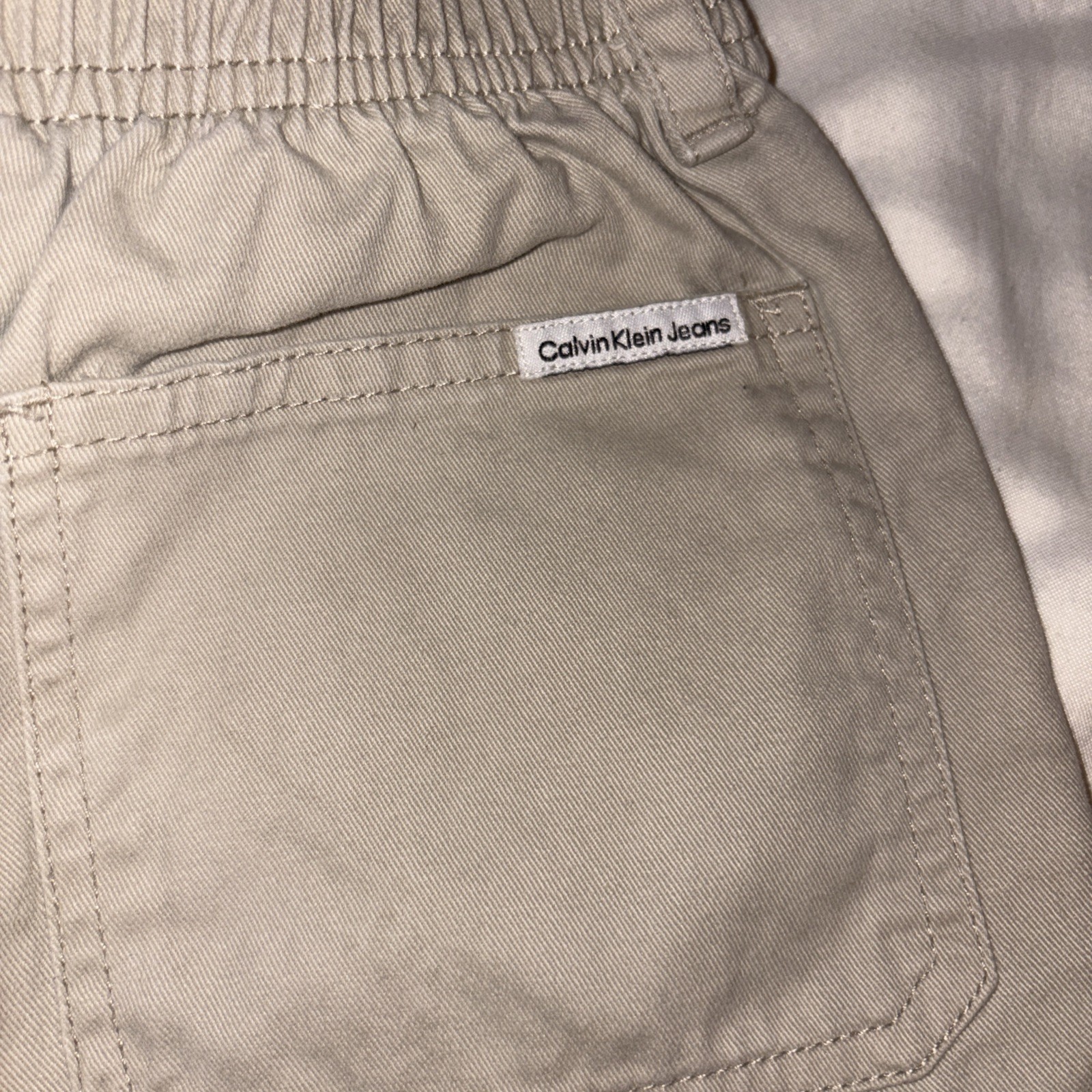 Calvin Klein Size 7 Boys Kakhi Shorts image 4