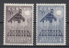 EUROPA 1957 - BELGIQUE  1025/6 - Neuf ** sans charniere - 55I/