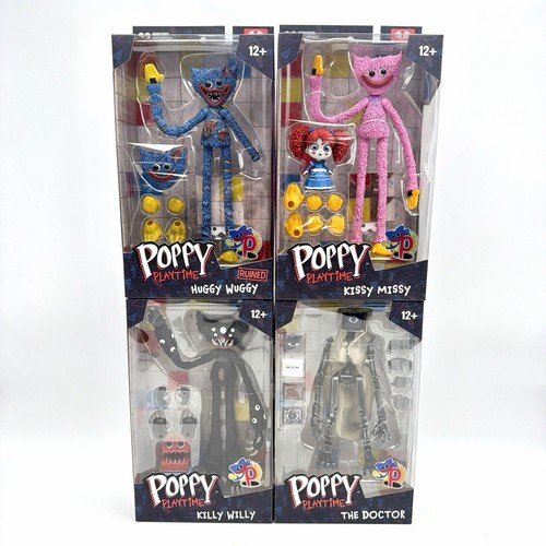 NEW, SEALED IN HAND Poppy Playtime Complete McFarlane Toys Figure Set - 4 TOTAL