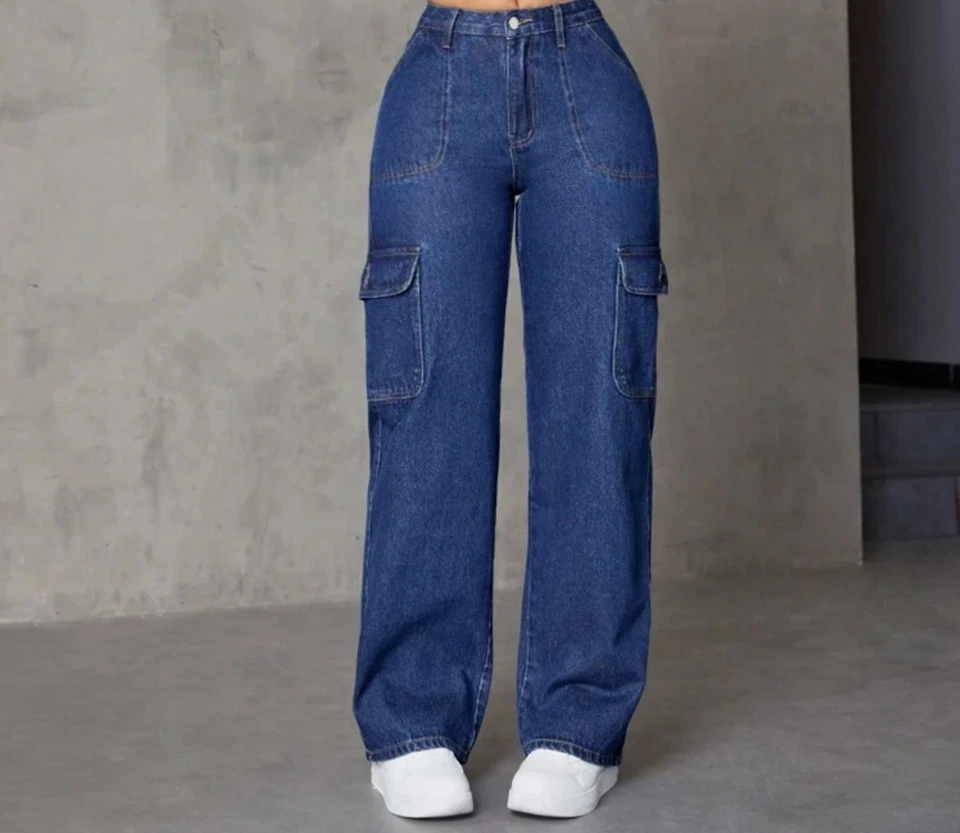 Pantalon Cargo Bleu S/36  - Photo 1/1