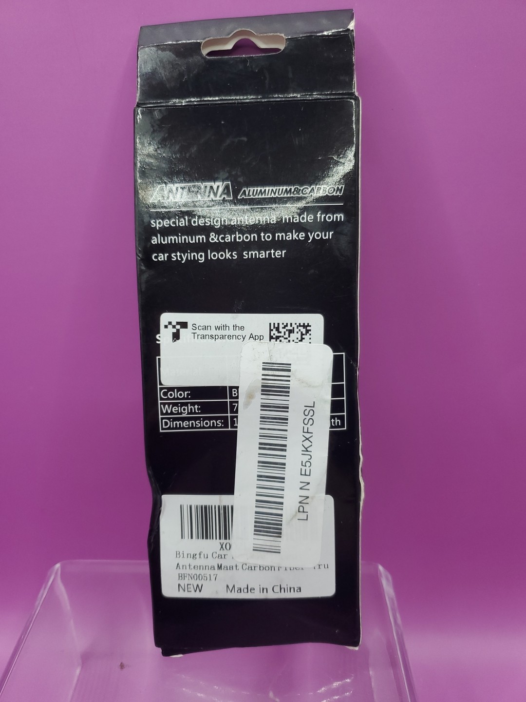 Bingfu Vehicle Antenna Mast Carbon Fiber Car Antenna BFN00517