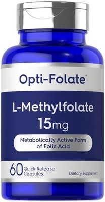 Carlyle L Methylfolate 15mg | 60 Capsules | Max Potency 60 Count (Pack of 1)