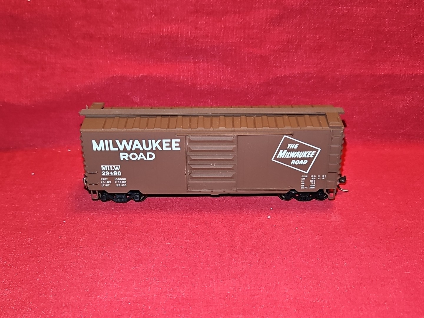 HO Milwaukee Road MILW Box Car # 29486