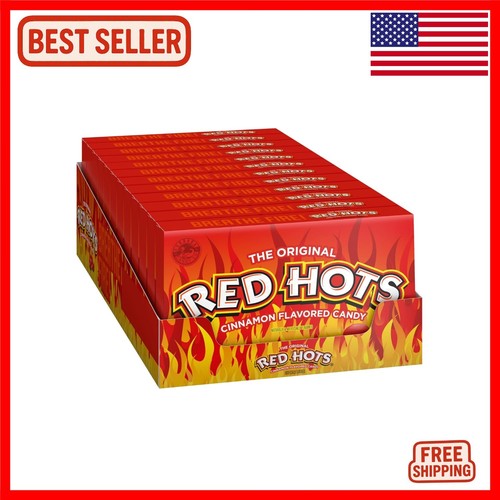 12x Red Hots Cinnamon Candy Boxes - Fiery 5.5 Oz Treats for Nostalgic ...