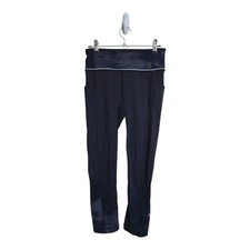 Lululemon Pants Women 2 Blue 23" Tight Gym Yoga Fitness Athleisure Training Gym 