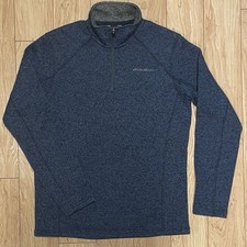 Eddie Bauer 1/4 Zip Pullover, Men s Medium