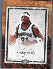 2007-08 Upper Deck Artifacts Minnesota Timberwolves Ricky Davis #54