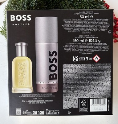 Hugo Boss Boss Bottled EdT 50 ml + Deodorant Spray 150 ml Geschenkset 2-tlg Set