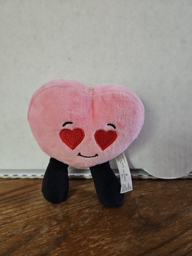 Pink Heart Plush American Greetings Stuffed Plush 5" Heart Eyes - Picture 5 of 8
