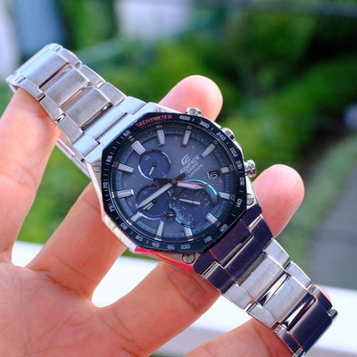 Casio Edifice EQB-1100XYDB-2AJ Black Dial Chronograph Stainless