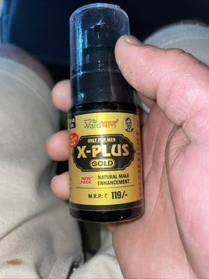 X Plus Gold Oil - Pure Ayurvedic Massage Oil 10 ml For Men Good Result