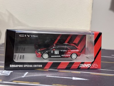 Inno64 1/64 Honda Civic EF9 #77 Advan Kanjo Racer Singapore Exclusive Sealed