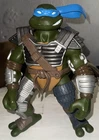 Vintage TMNT Playmates Leonardo Armored Large Green 12” Action Figure 2004 Loose