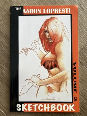 Signed Aaron Lopresti Sketchbook Volume 2 2007