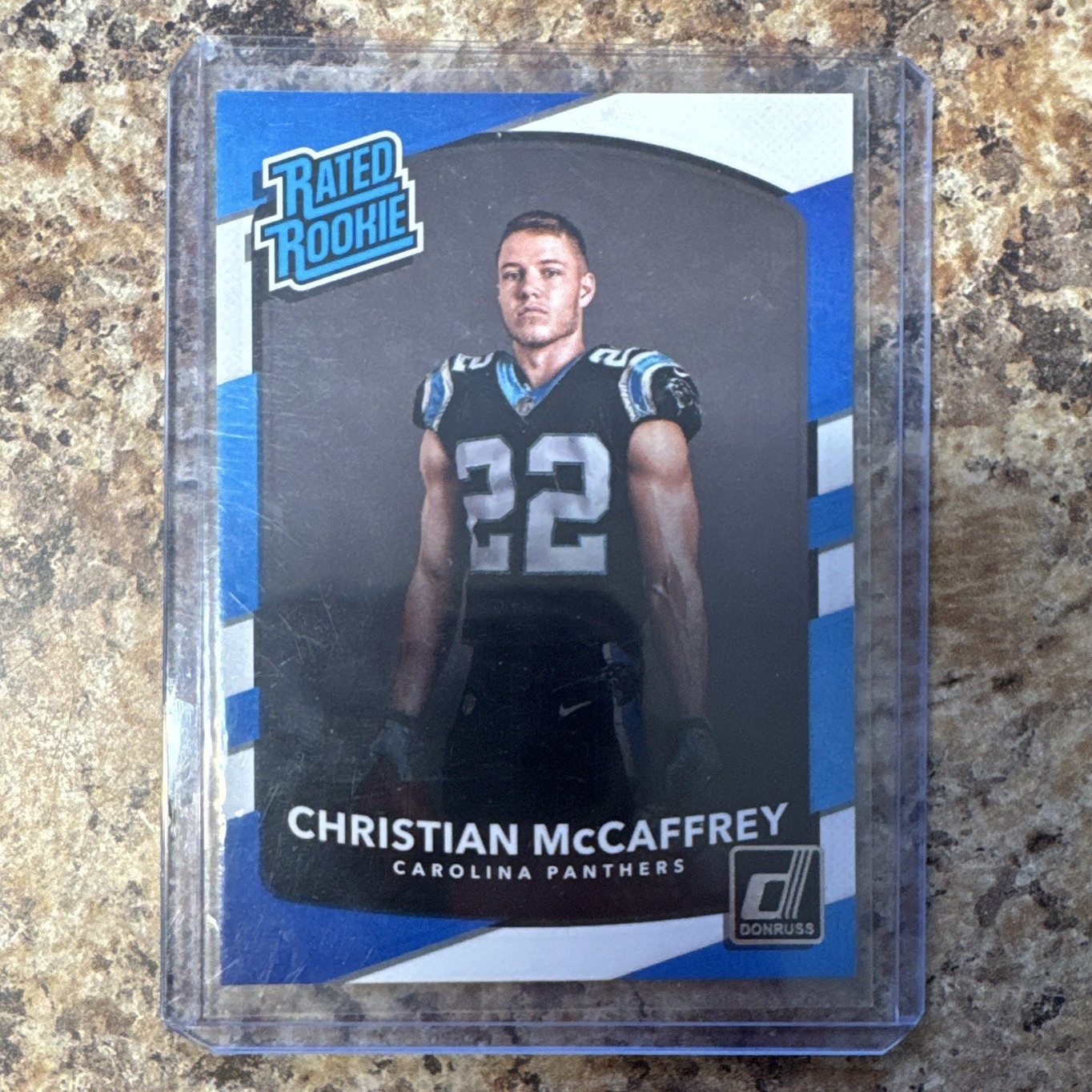 Panini 2017 Donruss Christian McCaffrey Rated Rookie RC Panthers #318